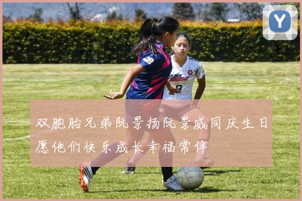 双胞胎兄弟阮景扬阮景威同庆生日愿他们快乐成长幸福常伴